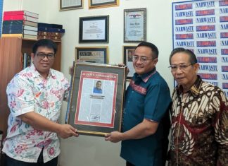 Mantan Ketua Umum DPP KNPI Kunjungi Kantor Redaksi NARWASTU