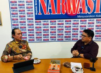 Irjen Pol. (Purn.) Arman Depari (Mantan Deputi Pemberantasan Narkoba di BNN dan Eks Direktur Tindak Pidana Narkoba Bareskrim Polri) Kunjungi Kantor NARWASTU
