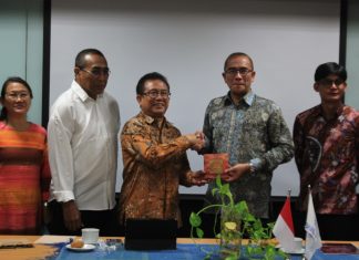 Kunjungan Pimpinan KPU ke PGI