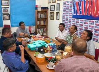 Pemimpin Media Kristiani yang Tergabung di PERWAMKI Bertemu di Kantor NARWASTU