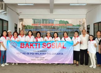 Bakti Sosial dalam Rangka HUT Ke-58 PGIW DKI Jakarta