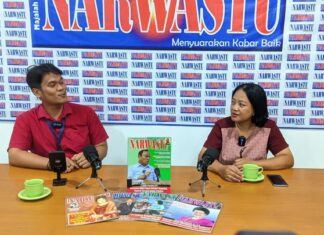 Staf Majalah NARWASTU yang Merayakan Imlek Bersaksi