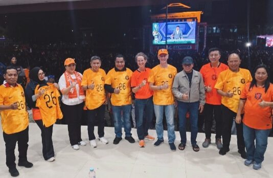 Dubes Belanda Nobar di Ambon
