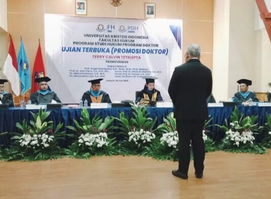 Tokoh Kristiani Inspiratif 2020 Pilihan NARWASTU Raih Gelar Doktor
