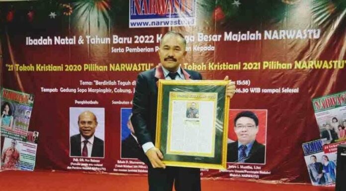 Selamat Jalan, “Salah Satu dari 21 Tokoh Kristiani Inspiratif 2020 Pilihan NARWASTU”, Kamaruddin Simanjuntak, S.H.